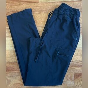 Medical scrubs - black straight leg pants